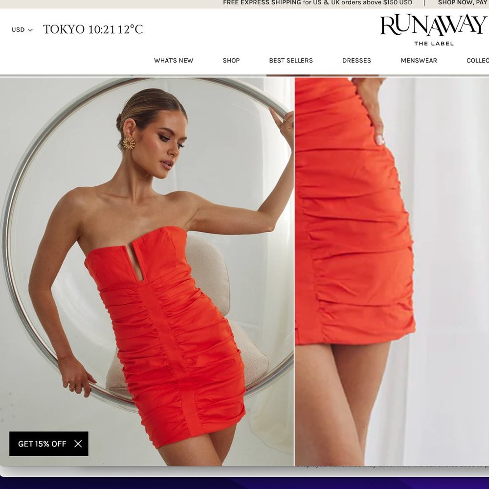 BELLA MINI DRESS - TAG ATTACHED